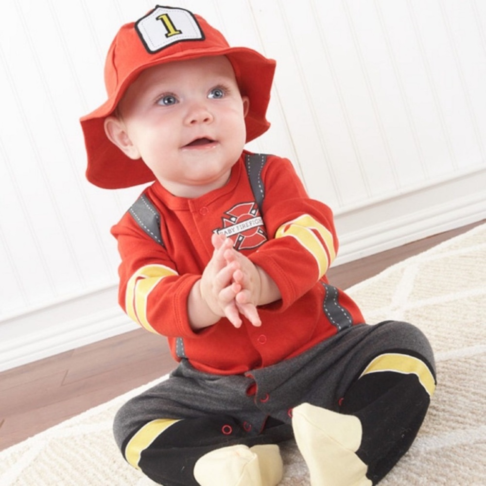 Big Dreamzzz by Baby Aspen Firefighter Bodysuit